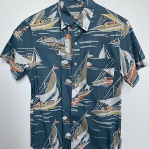 J Crew Men’s Nautical Print Shirt